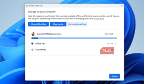 Google Drive offline files