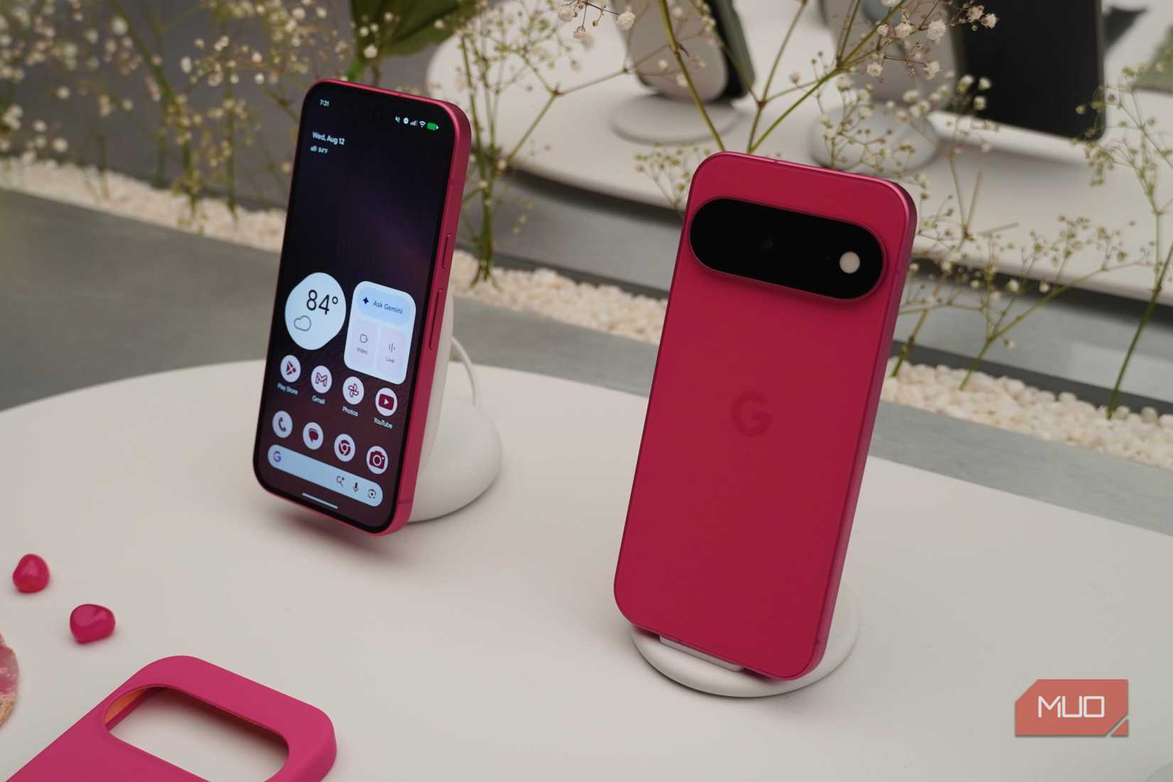 The front and back of the Pixel 11.