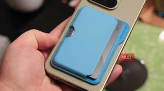 The Caseology wallet on a Pixel 11 Pro Fold with Qi2.