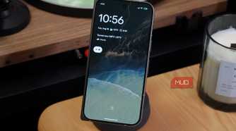 A Pixel 11 Pro Fold on a Qi2 wireless charger.