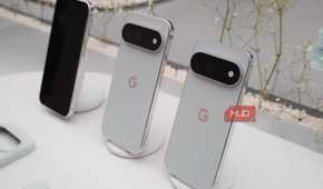A lineup of Google Pixel 11 Pro/Pro XL phones.