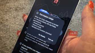 google pixel 11 pro permissions for crash detection