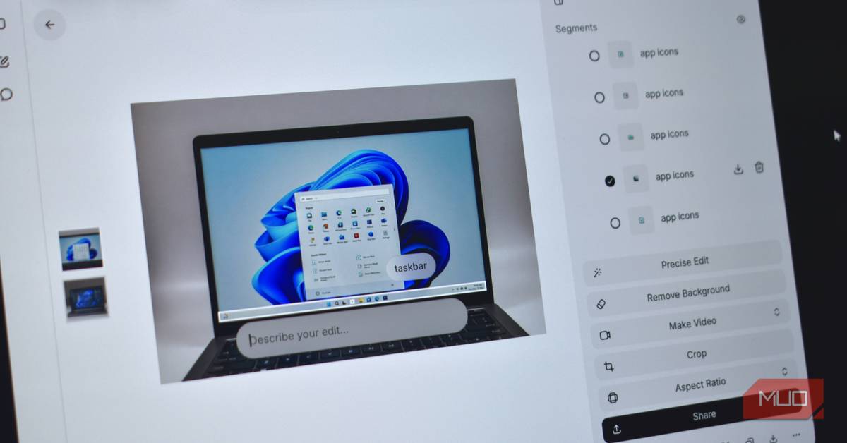 makeuseof.com - Hamed Paydarfar - Grok now gives AI images Photoshop-like layers - but there's a catch