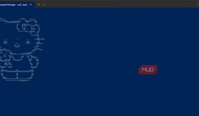 Hello Kitty ASCII art in Command Prompt