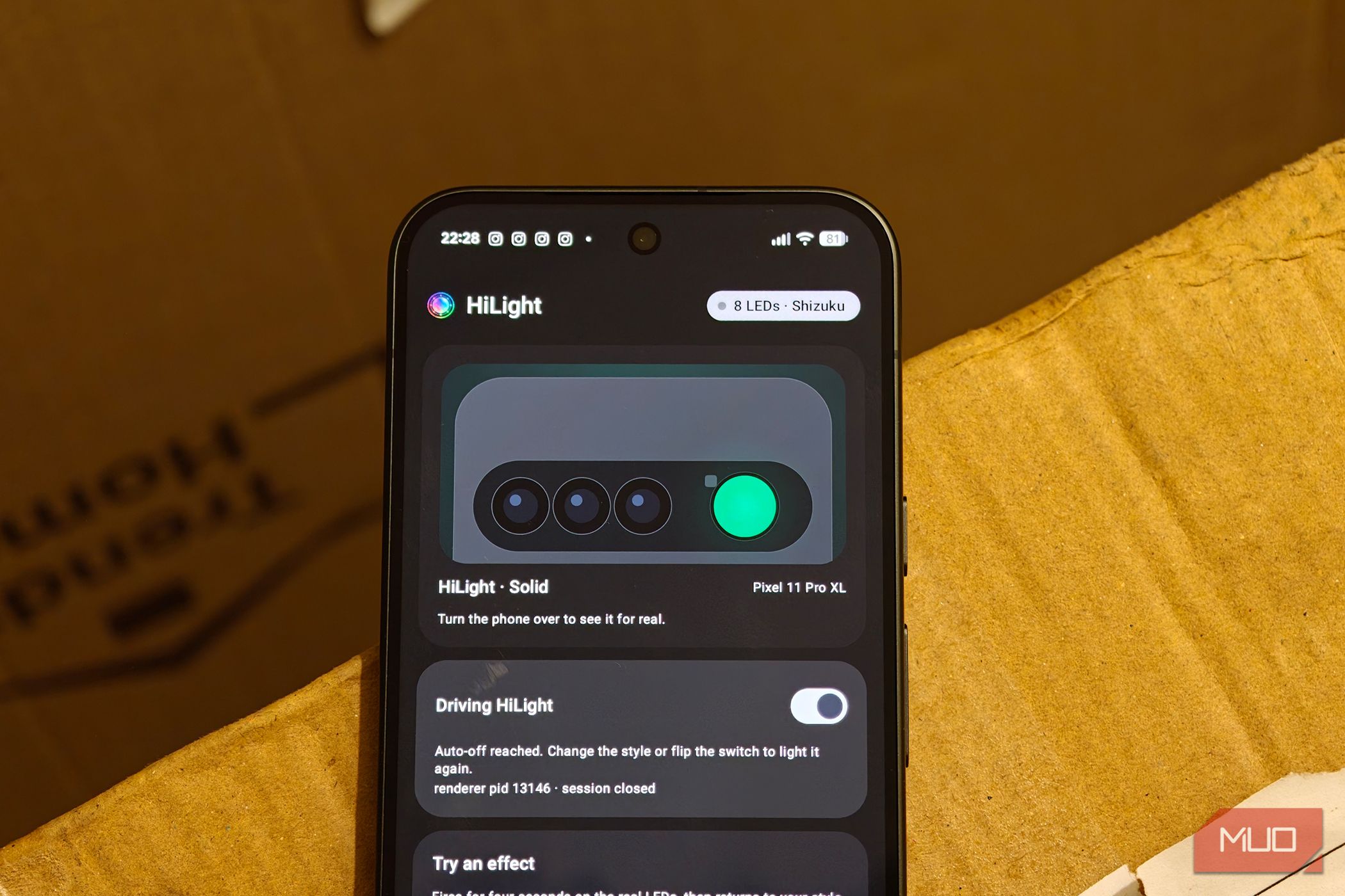 hilight studio on the pixel 11 pro xl
