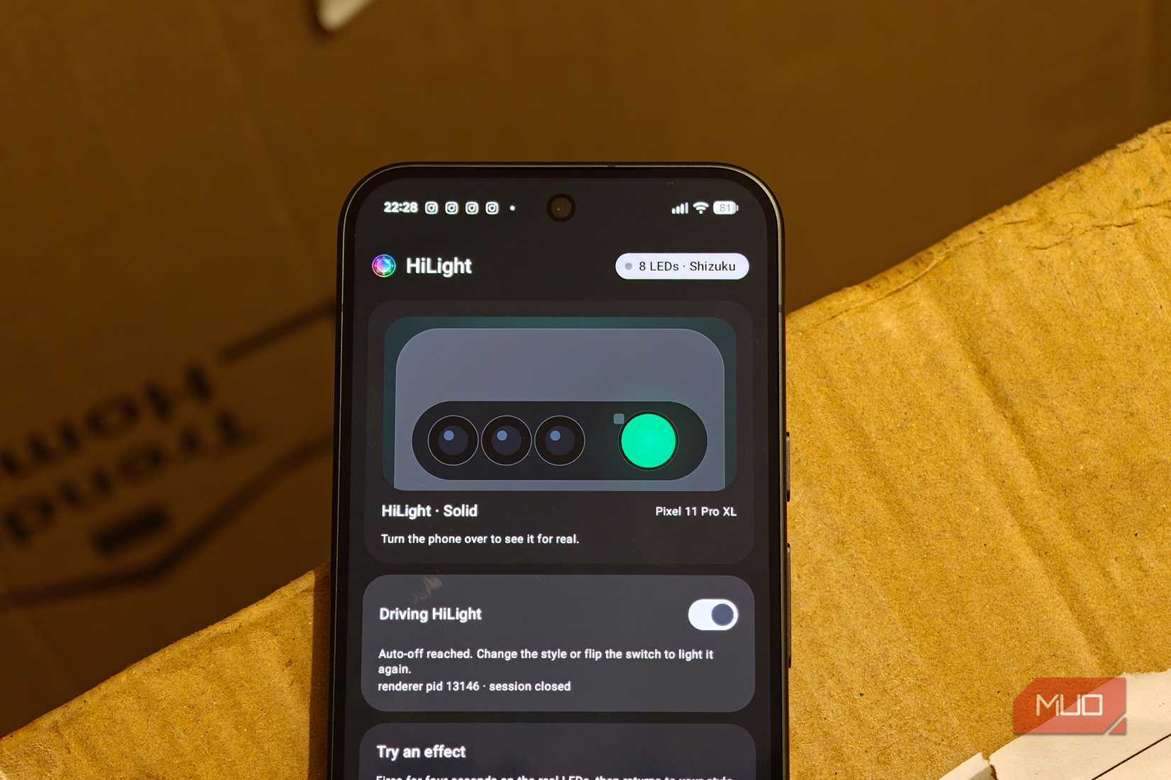 hilight studio on the pixel 11 pro xl