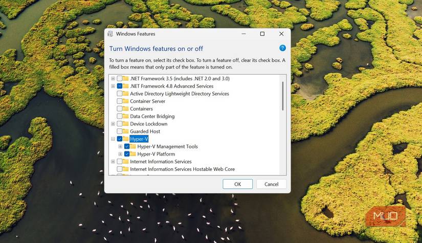Hyper V feature on WIndows