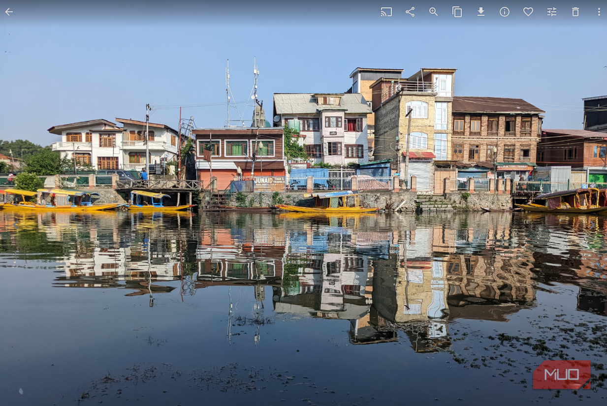 The photo viewer page on Immich.