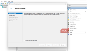 Importing VM on Windows