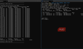 iperf3 Cat6a control test averaging 948 Mbps