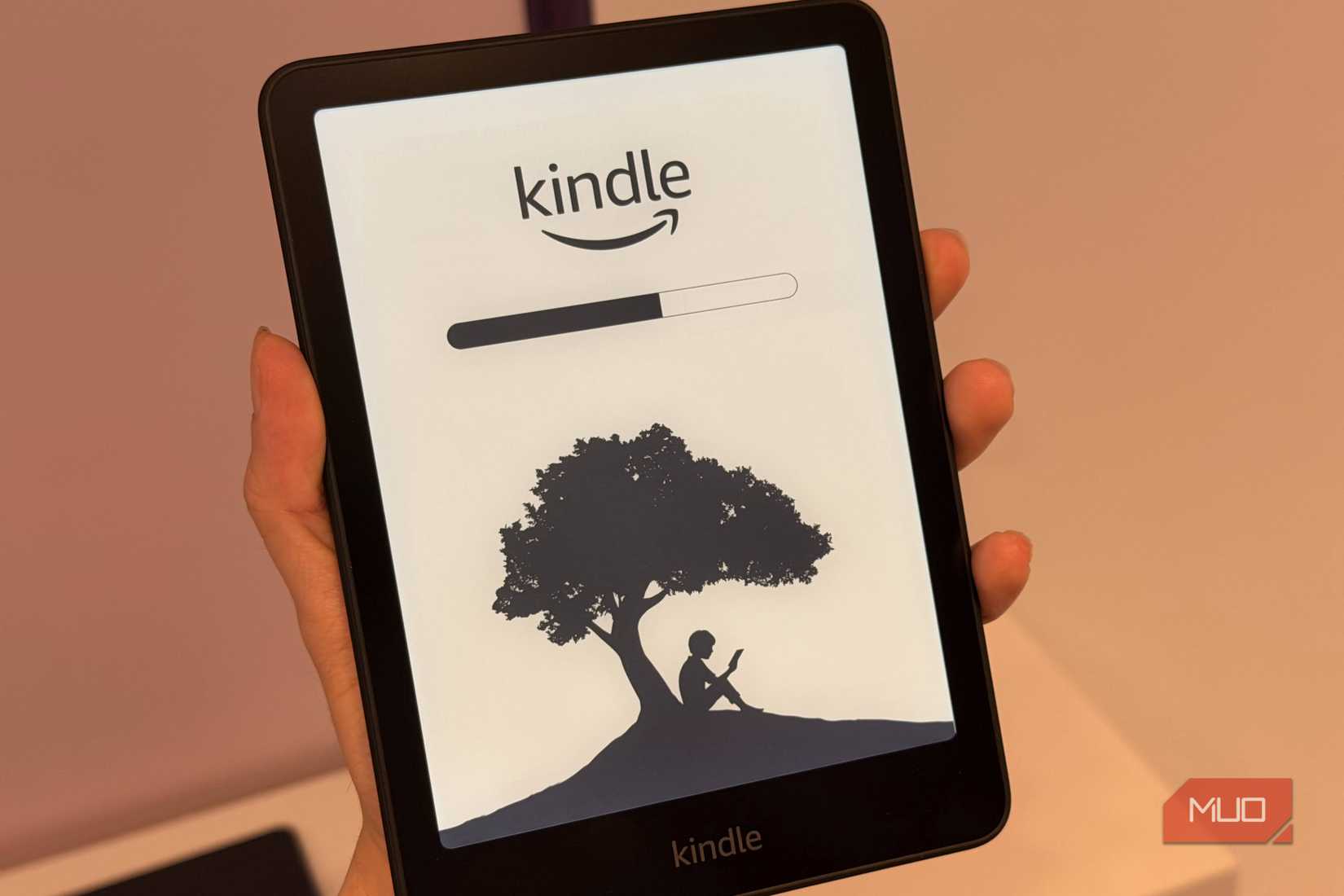 Kindle Paperwhite on boot screen