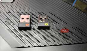 Comparing two Logitech dongles