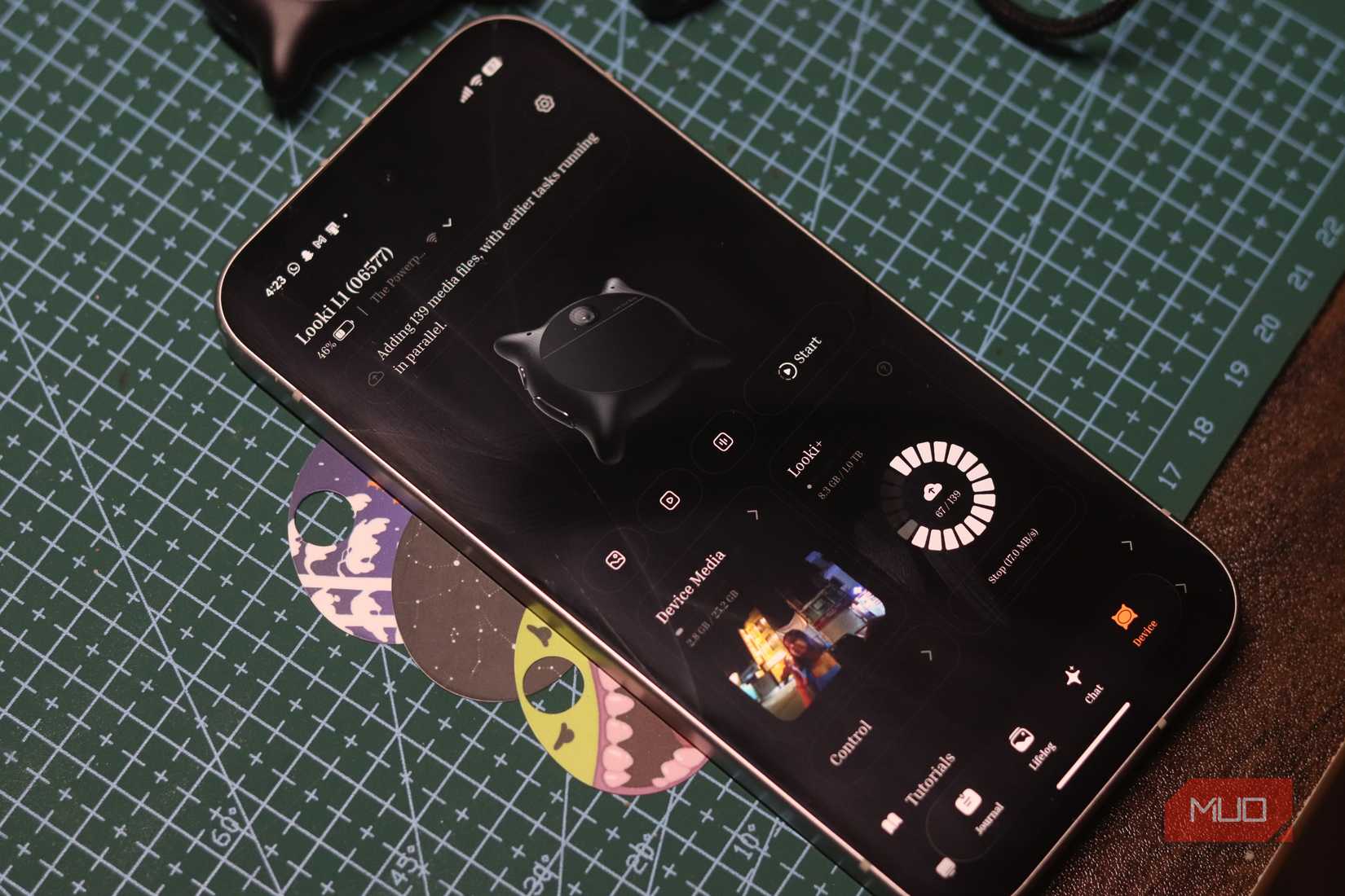 Looki L1 app main screen.-1