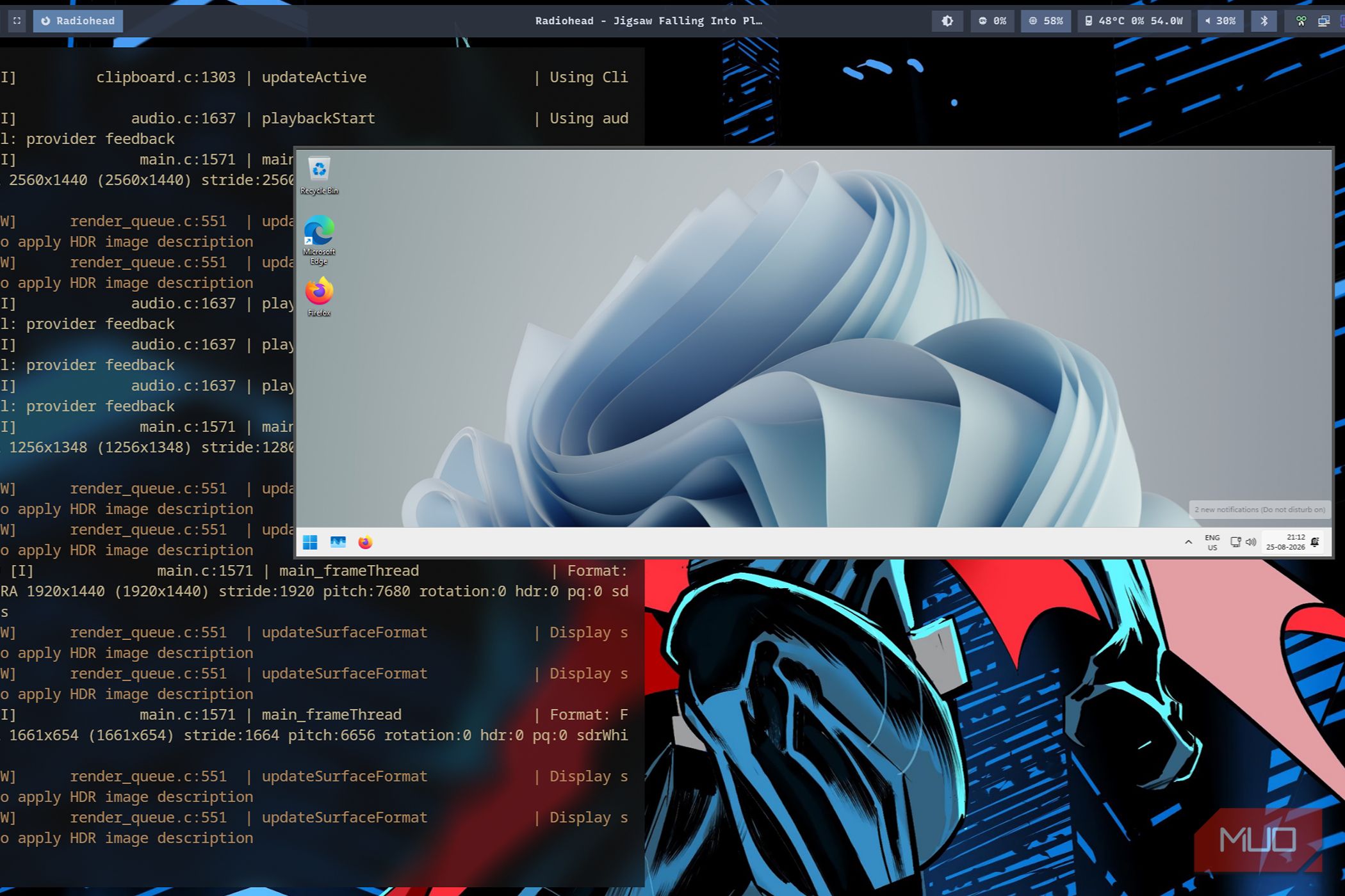 Resizing the looking glass window