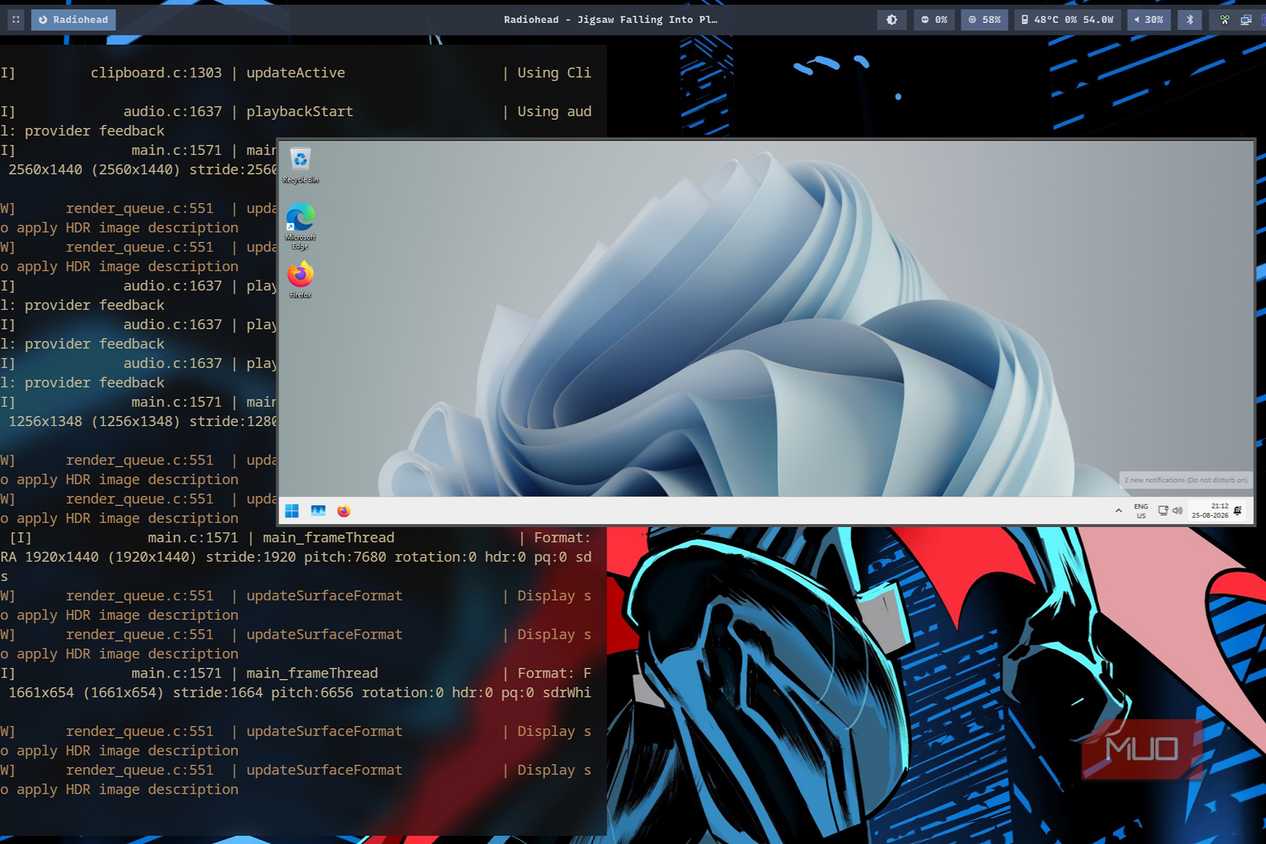 Resizing the looking glass window