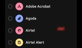 Choose your Home apps screen with a selectable list of installed apps