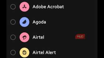 Choose your Home apps screen with a selectable list of installed apps