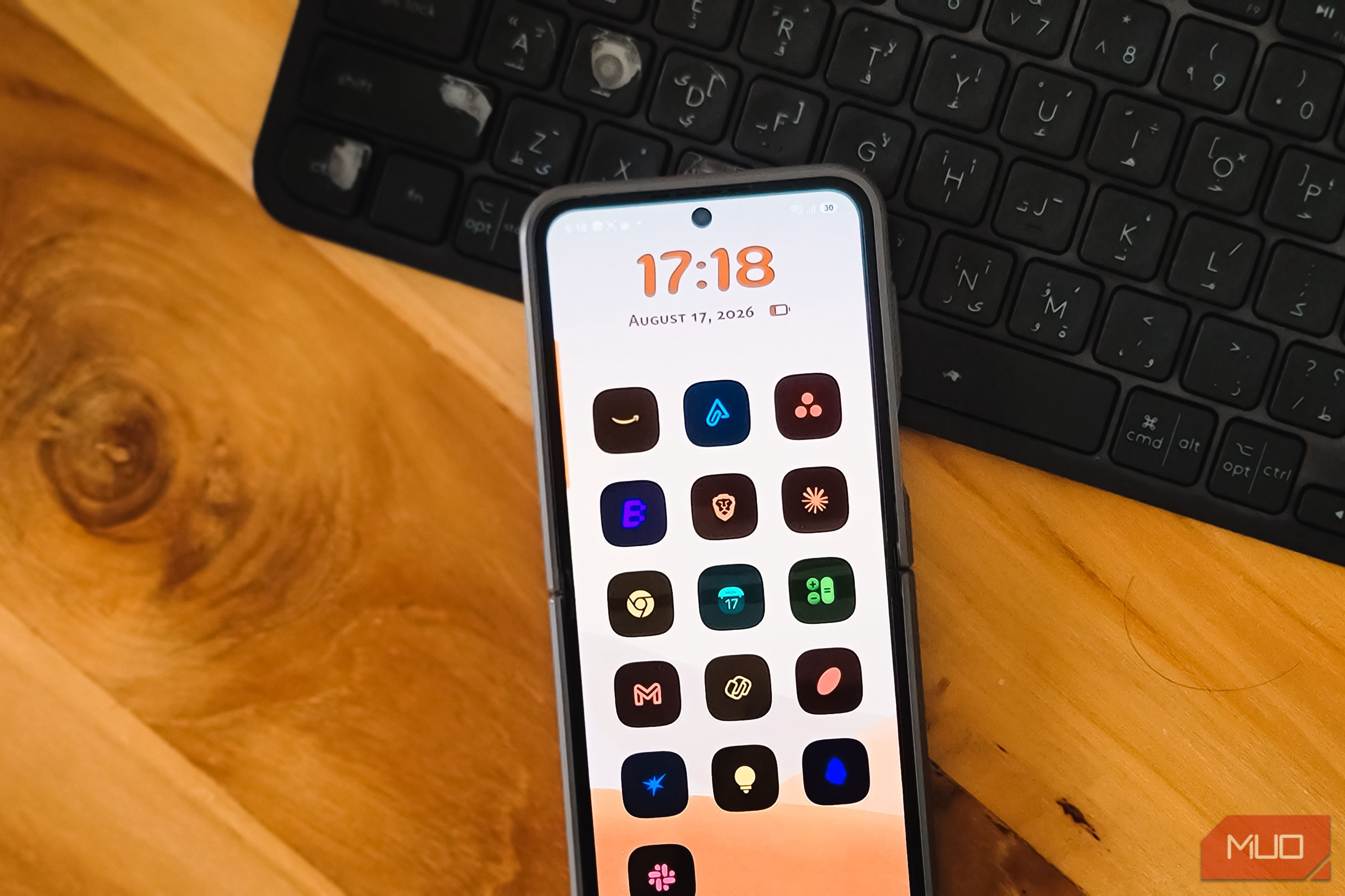 mango launcher home screen samsung galaxy z flip 6