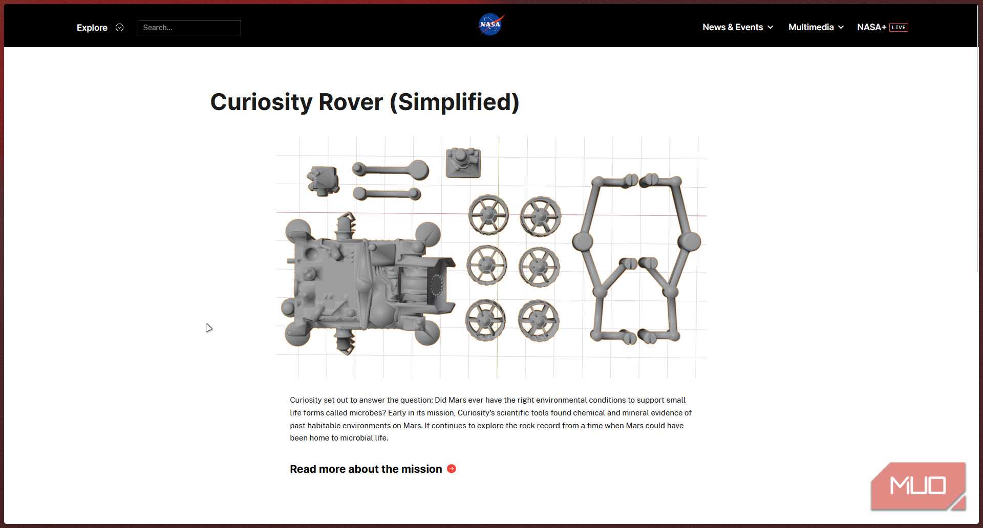 NASA curiosity rover 3d model.-1