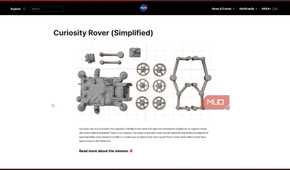 NASA curiosity rover 3d model.-1