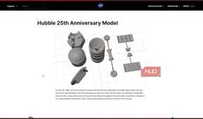 NASA hubble 3d model.-1