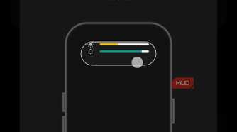 Tutorial popup showing Dynamic Widgets vertical swipe feature