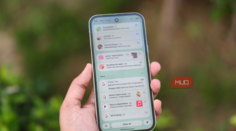 Notification panel opened on Google Pixel 10a