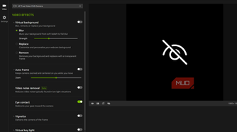 nvidia broadcast video effects