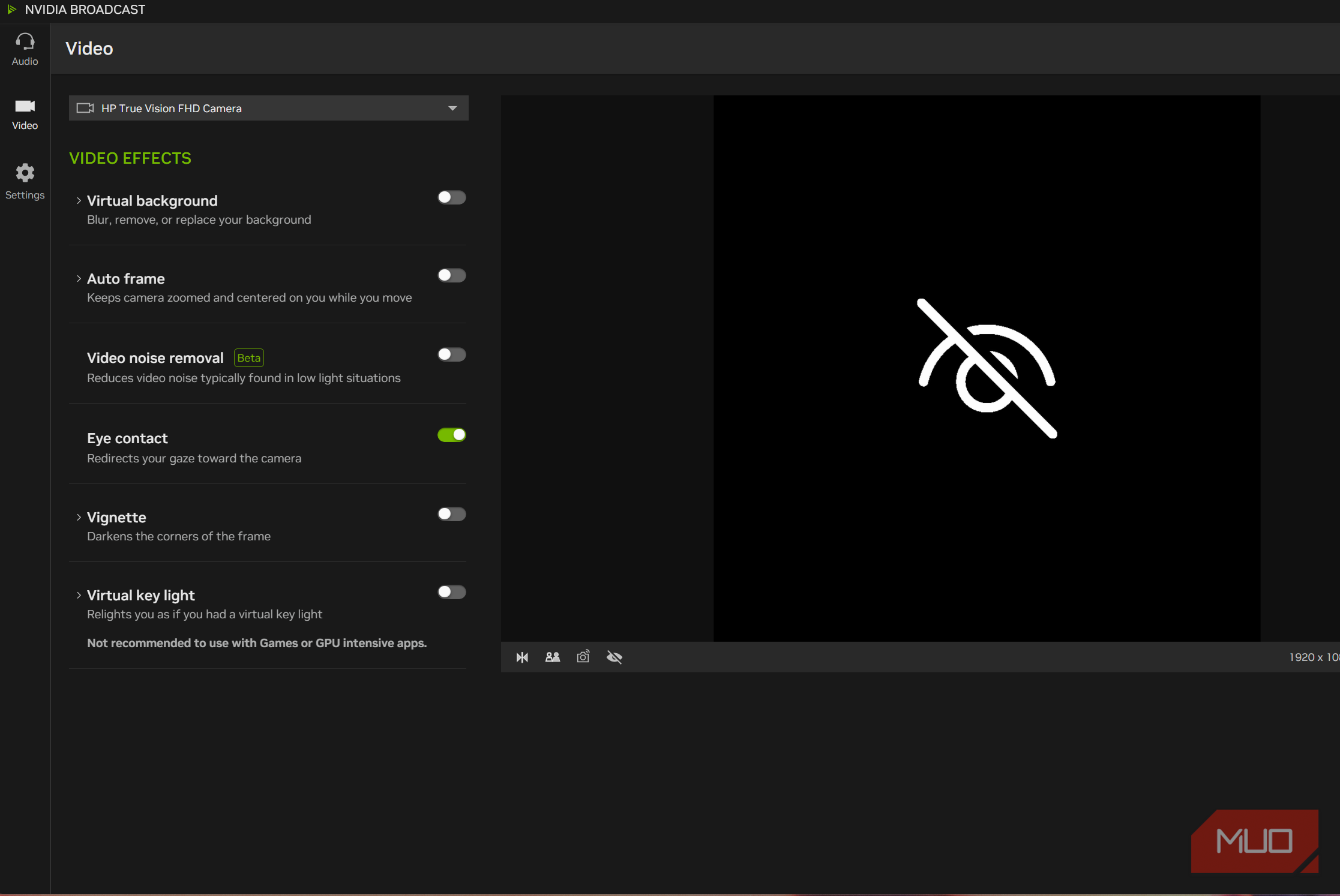nvidia broadcast video