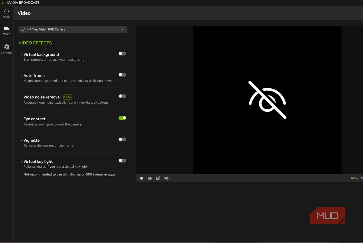 nvidia broadcast video