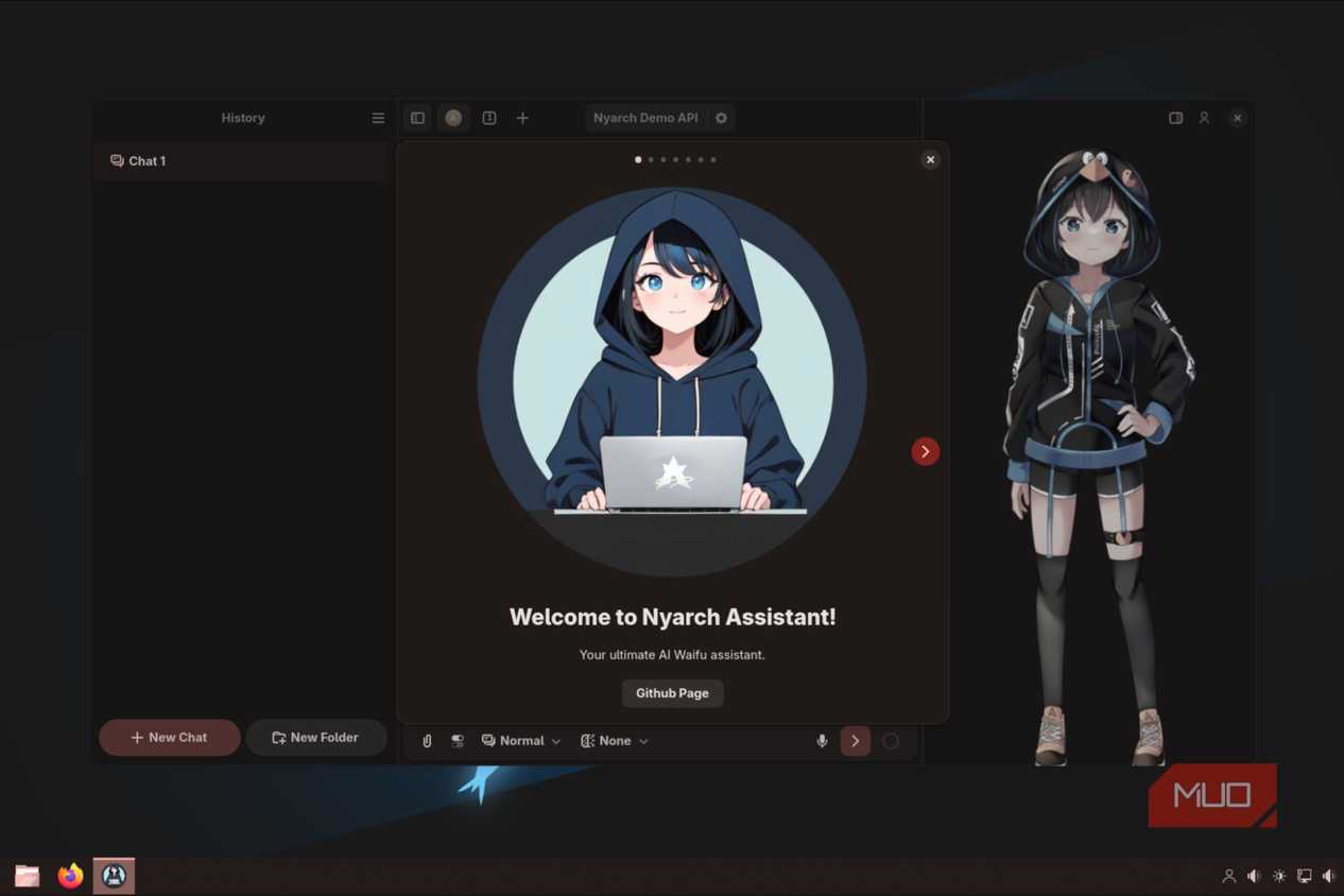 The Nyarch assistant setup process