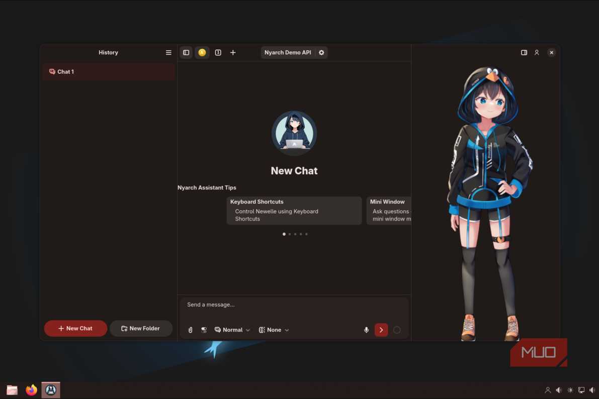 Терминал обновления системы Nyarch Процесс обновления пакетов Arch Linux в терминале