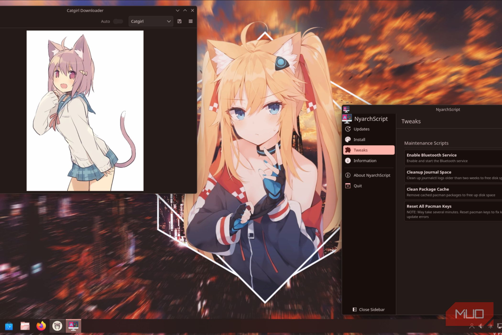 Опыт использования Nyarch Linux: тест самого необычного дистрибутива на базе Arch