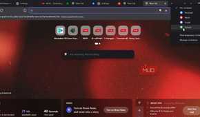 Opening Brave containers from new tab