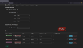OpenWRT Input, Output, Forward rules and Firewall Zones