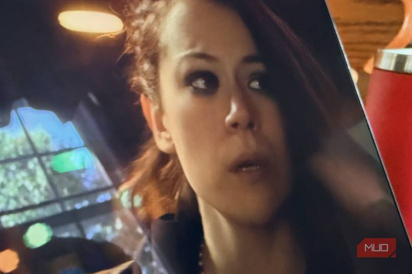 Orphan Black on a MacBook Pro.