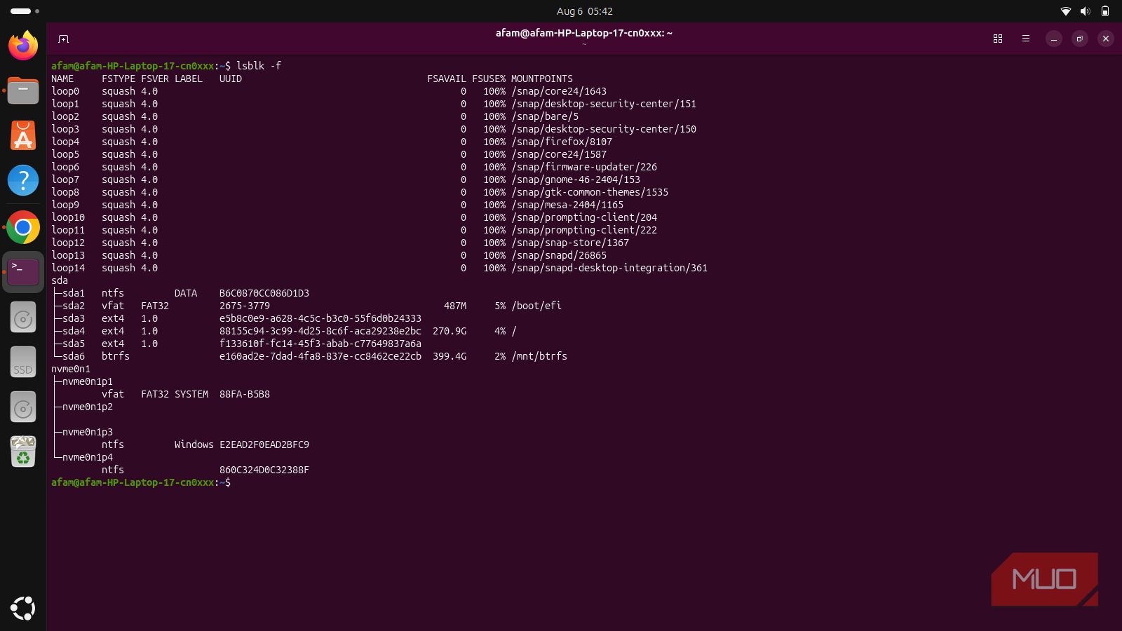 Overall disk layout befr compression