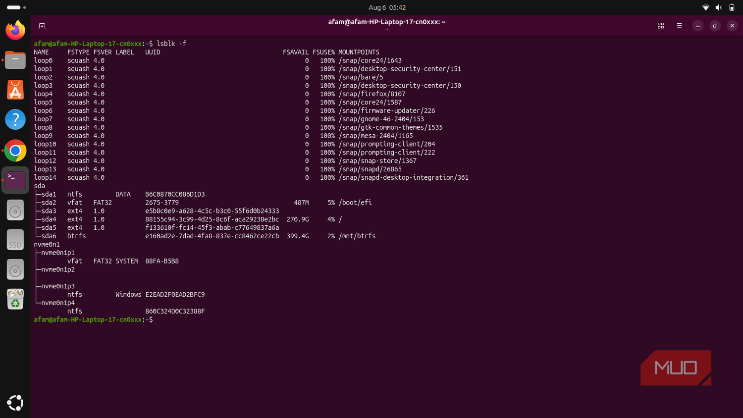 Overall disk layout befr compression