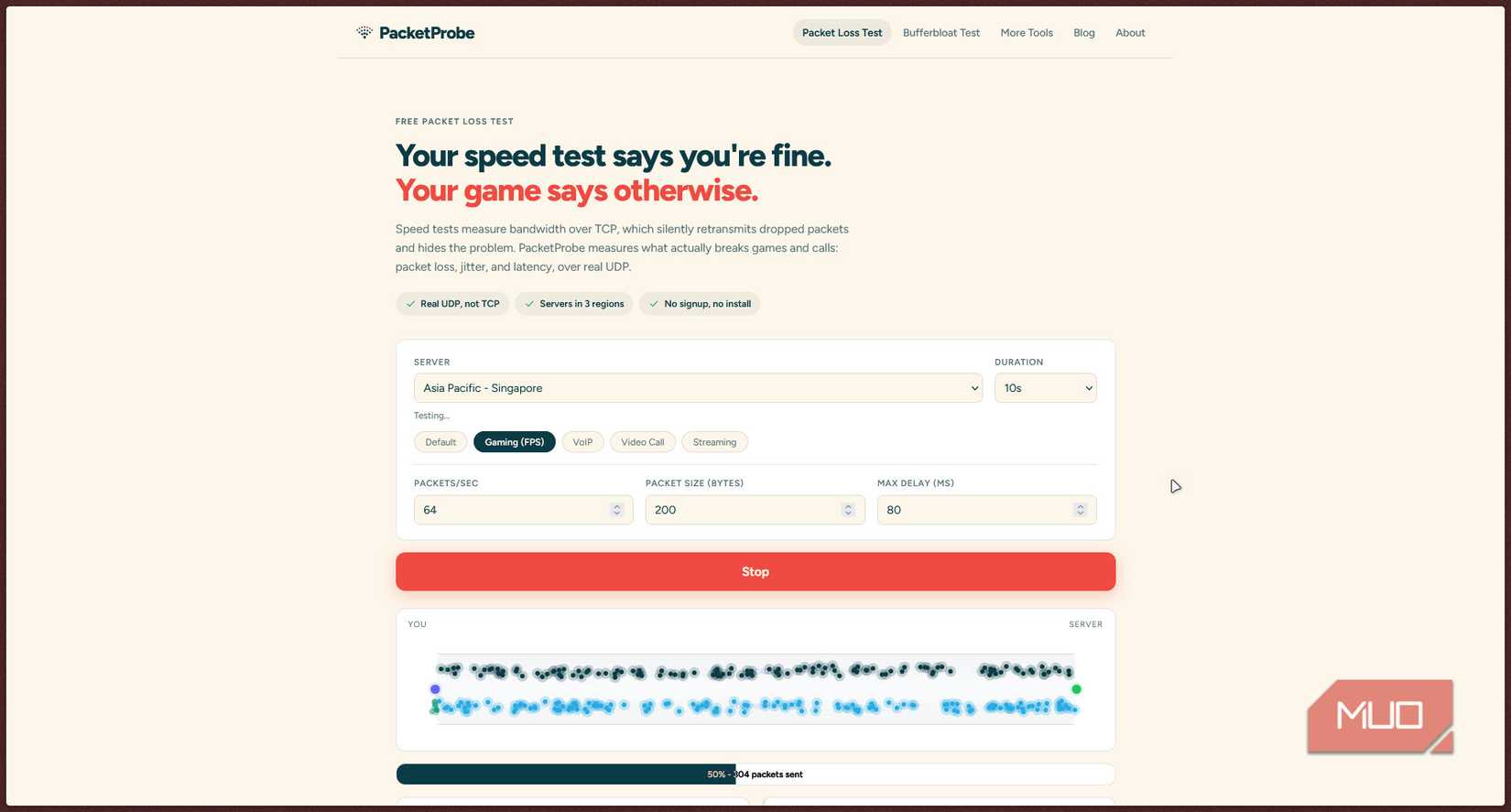 Packetprobe main website.