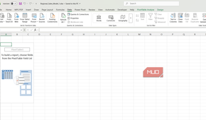 PivotTable 1 in Excel.