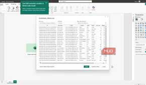 Power Bi desktop data import screen.