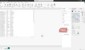 Power Bi desktop data selection screen.