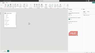 Power Bi desktop grid view.