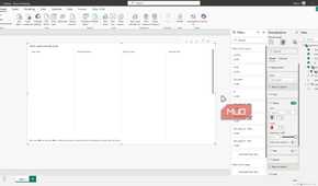 Power Bi destop data visualization page.