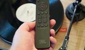The surround mode buttons on an AVR remote.
