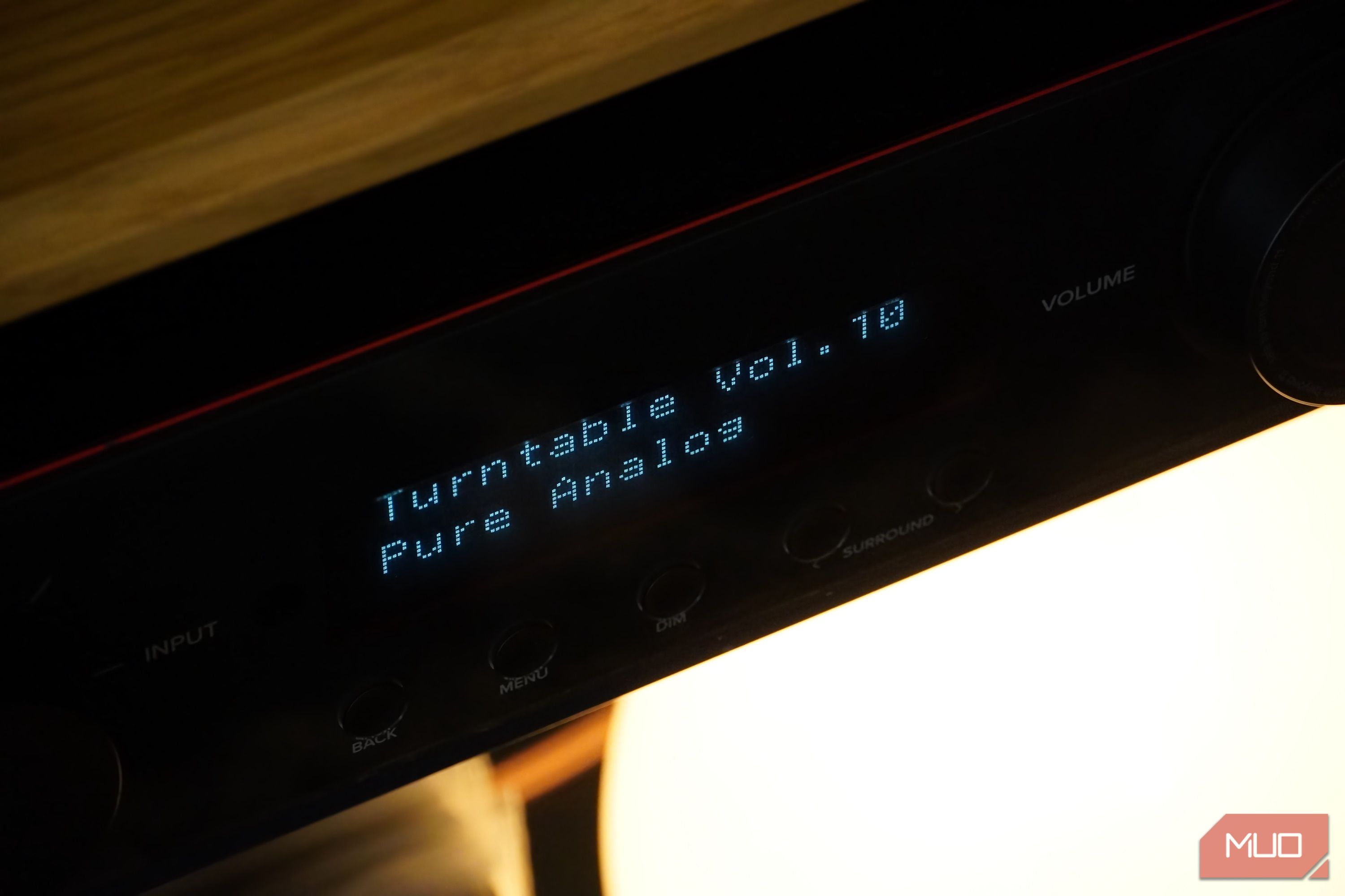 The pure analog mode on a receiver.