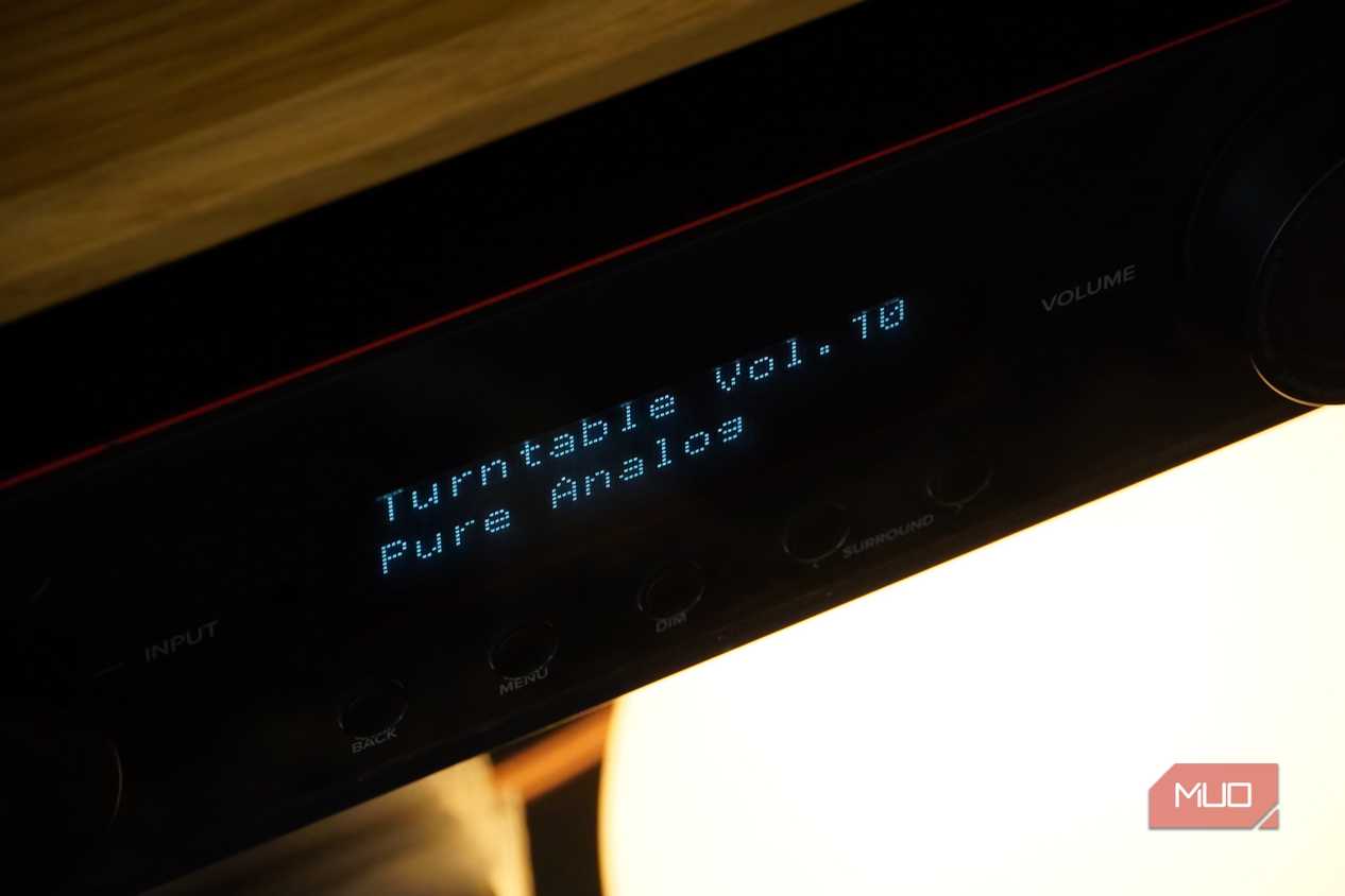The pure analog mode on a receiver.