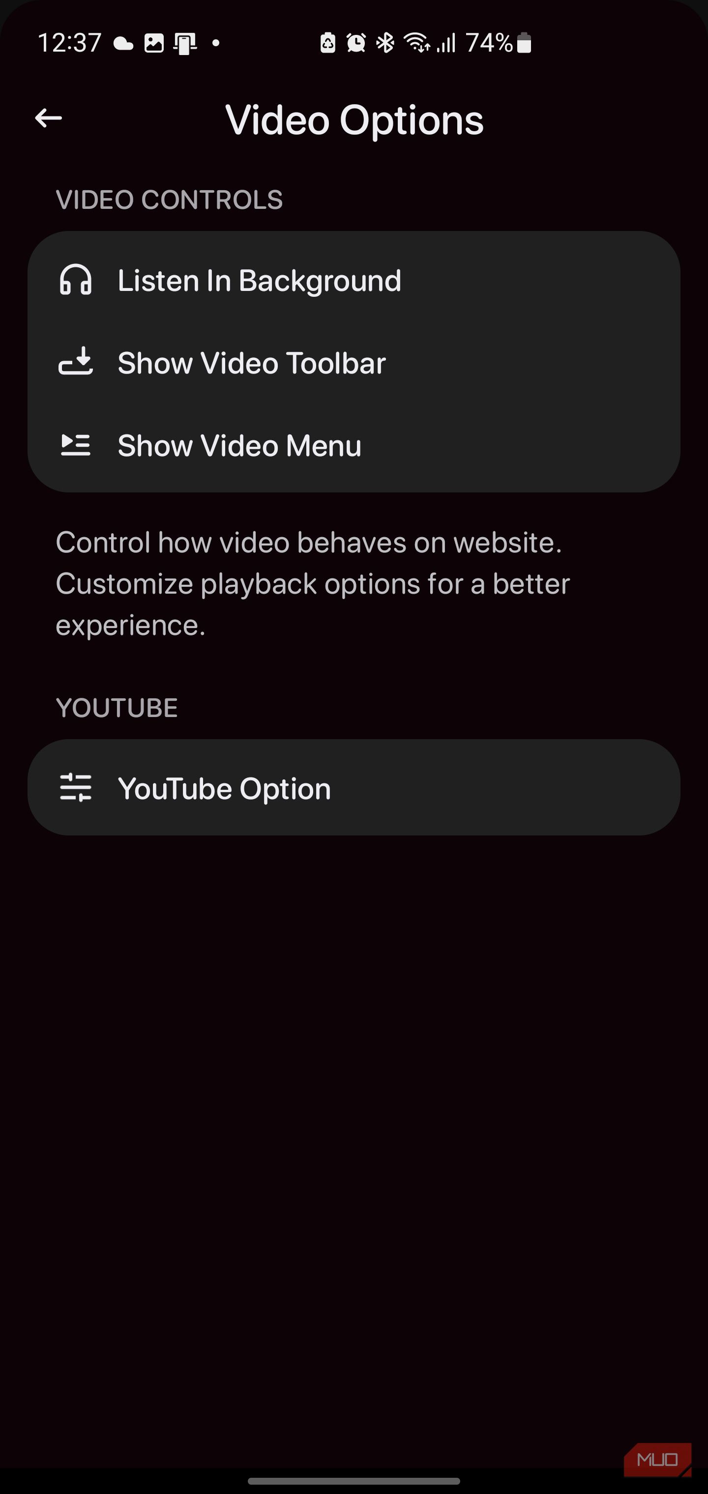 Quetta video options