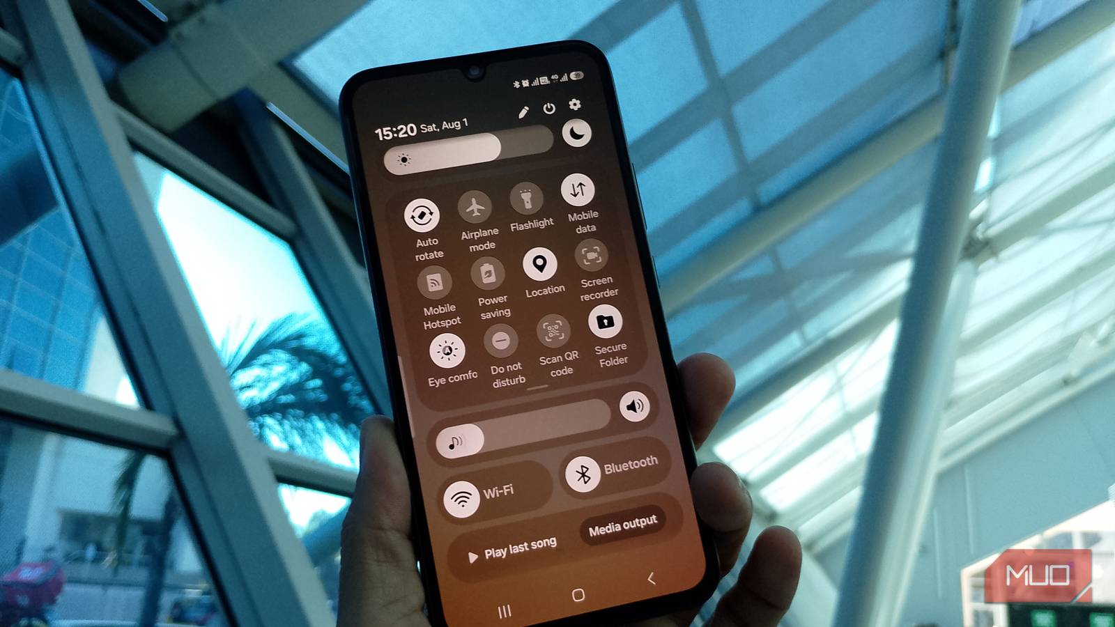 Samsung's Quick Settings hides a second page that's easy to miss