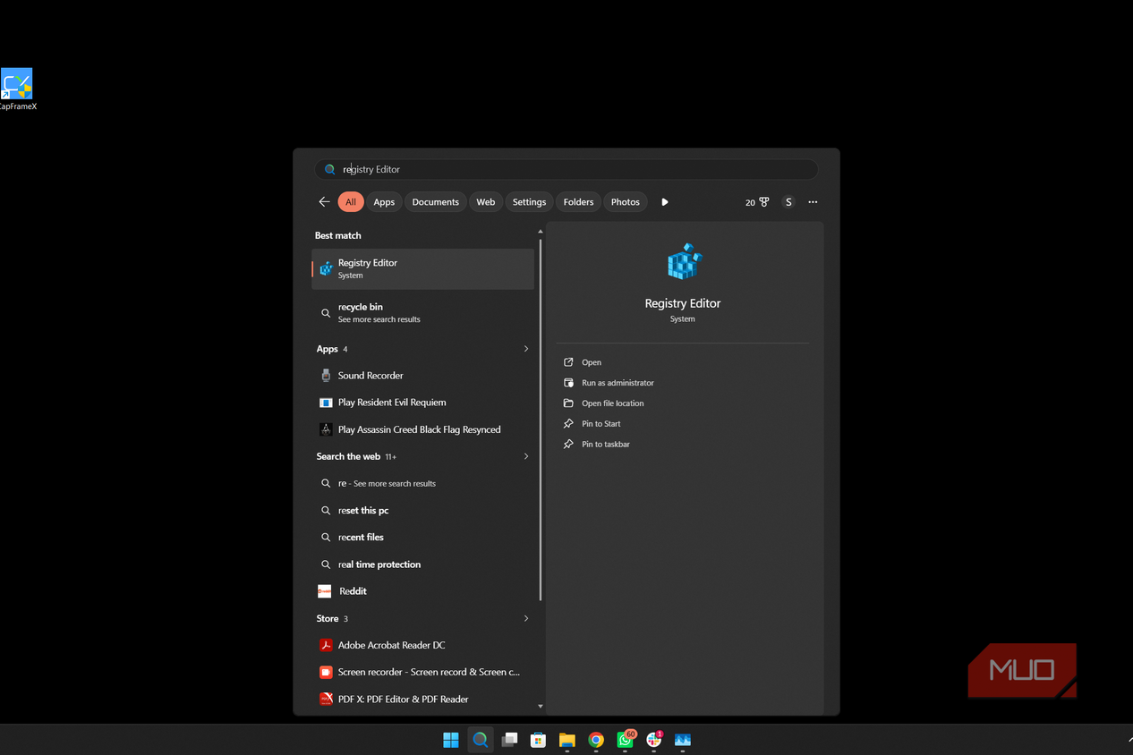 Registry Editor